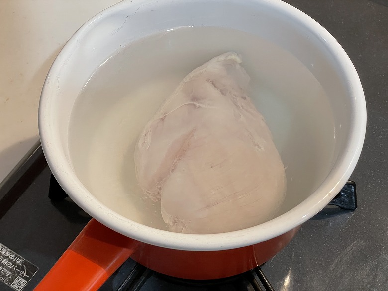 【週刊スラット -Week 10】柔らか茹で鶏胸肉の作り方③